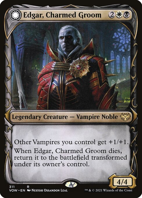 Custom Commander Deck*** online Edgar, Charmed Groom - Vampires Lifegain EDH MTG NM