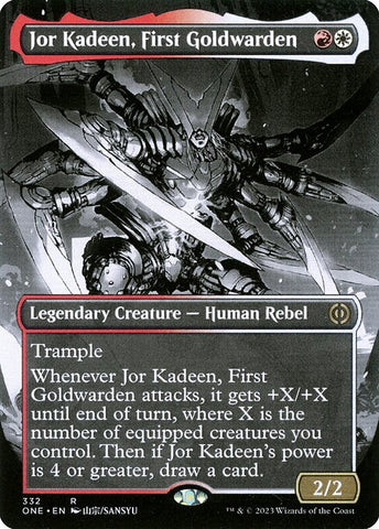 Jor Kadeen, First Goldwarden (V.1) | Phyrexia: All Will Be One: Extras | XONE | 332 | R