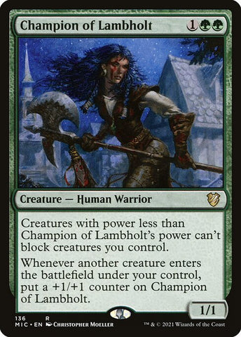 Champion of Lambholt | MTG Midnight Hunt Commander | MIC