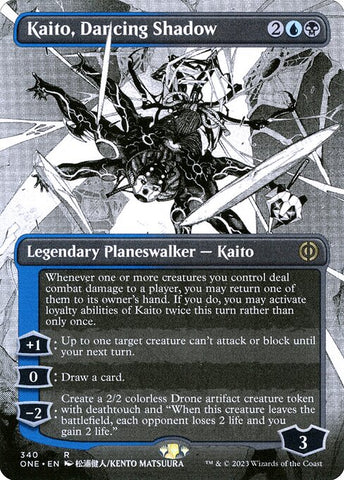 Kaito, Dancing Shadow (V.1) | Phyrexia: All Will Be One: Extras | XONE | 340 | R