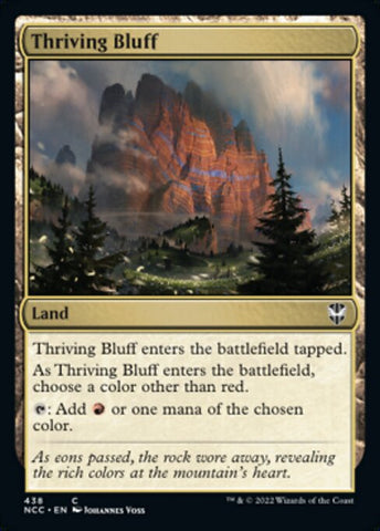 Thriving Bluff | Commander: Streets of New Capenna | NCC | 438 | C