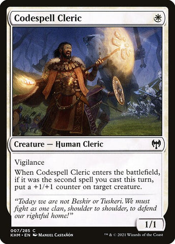 Codespell Cleric | Kaldheim | KHM | 7 | C