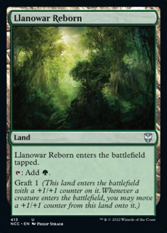 Llanowar Reborn | Commander: Streets of New Capenna | NCC | 413 | U