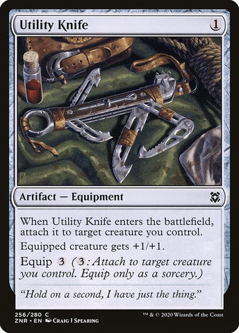 Utility Knife | Zendikar Rising | ZNR | 256 | C