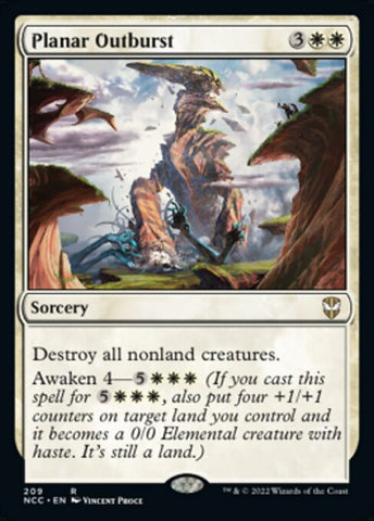 Planar Outburst | Commander: Streets of New Capenna | NCC | 209 | R