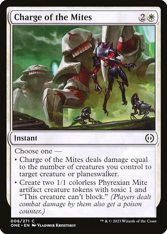 Charge of the Mites | Phyrexia: All Will Be One | ONE | 6 | C