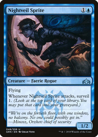 Nightveil Sprite | Guilds of Ravnica | GRN | 48 | U