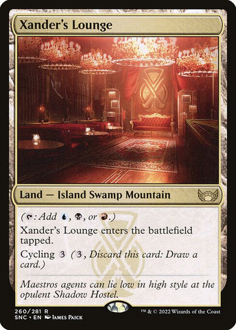 Xander's Lounge | Streets of New Capenna | SNC | 260 | R