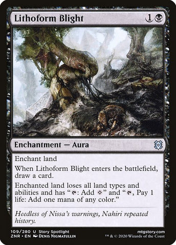 Lithoform Blight | Zendikar Rising | ZNR | 109 | U