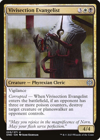 Vivisection Evangelist | Phyrexia: All Will Be One | ONE | 220 | U