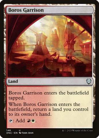 Boros Garrison | Commander: Phyrexia: All Will Be One | ONC | 146 | U