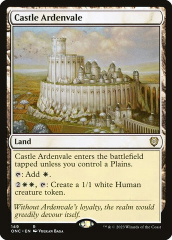 Castle Ardenvale | Commander: Phyrexia: All Will Be One | ONC | 149 | R