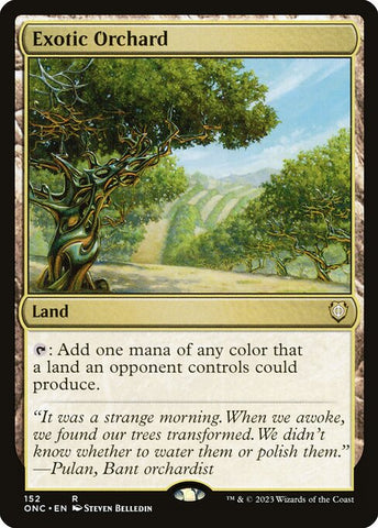 Exotic Orchard | Commander: Phyrexia: All Will Be One | ONC | 152 | R