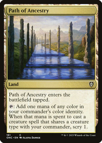 Path of Ancestry | Commander: Phyrexia: All Will Be One | ONC | 161 | C