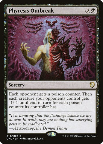 Phyresis Outbreak | Commander: Phyrexia: All Will Be One | ONC | 12 | R