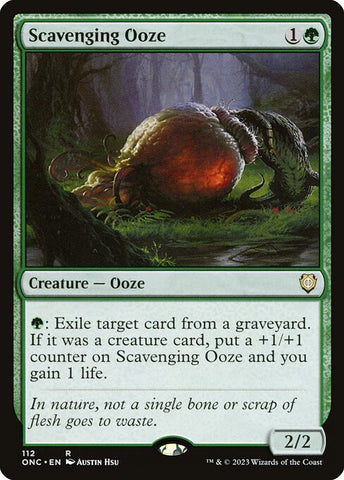 Scavenging Ooze | Commander: Phyrexia: All Will Be One | ONC | 112 | R