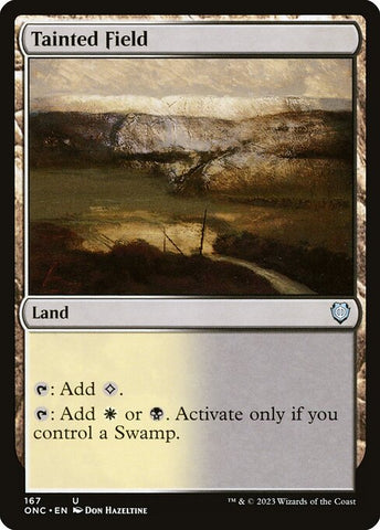 Tainted Field | Commander: Phyrexia: All Will Be One | ONC | 167 | U