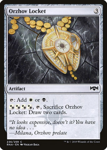 Orzhov Locket | Ravnica Allegiance | RNA | 236 | C