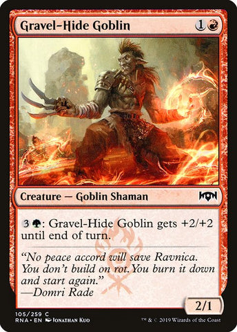 Gravel-Hide Goblin | Ravnica Allegiance | RNA | 105 | C