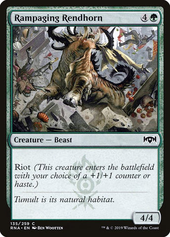 Rampaging Rendhorn | Ravnica Allegiance | RNA | 135 | C