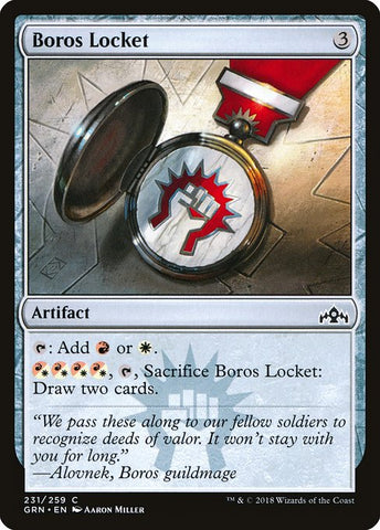 Boros Locket | Guilds of Ravnica | GRN | 231 | C