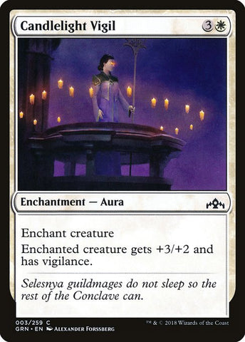 Candlelight Vigil | Guilds of Ravnica | GRN | 3 | C