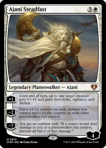 Ajani Steadfast | Commander Masters: Extras | XCMM | 813 | M