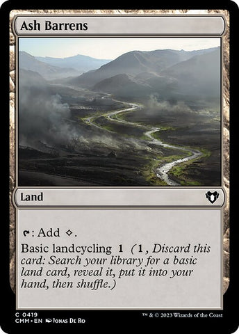 Ash Barrens | Commander Masters | CMM | 419 | C