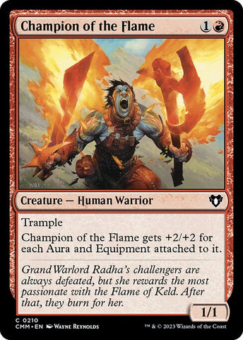 Champion of the Flame | Commander Masters | CMM | 210 | C