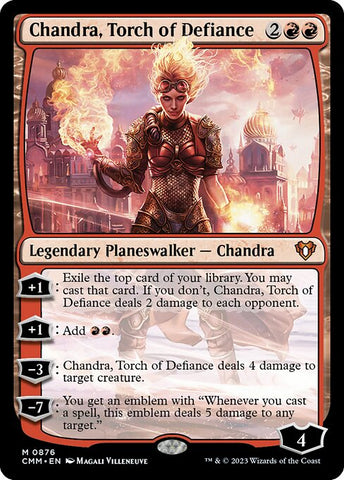 Chandra, Torch of Defiance | Commander Masters: Extras | XCMM | 876 | M