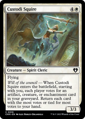 Custodi Squire | Commander Masters | CMM | 19 | C