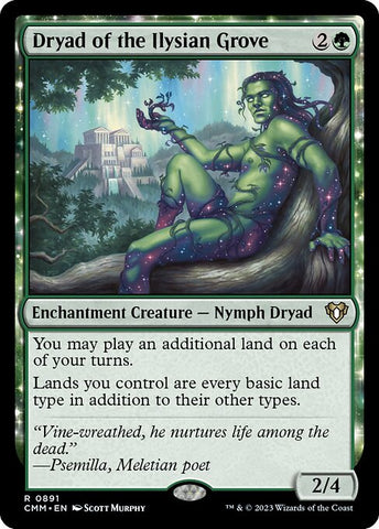 Dryad of the Ilysian Grove | MTG Commander Masters | CMM