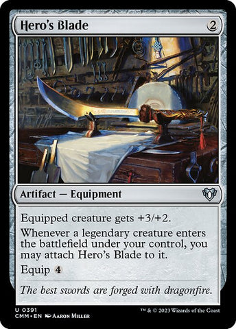 Hero's Blade | Commander Masters | CMM | 391 | U