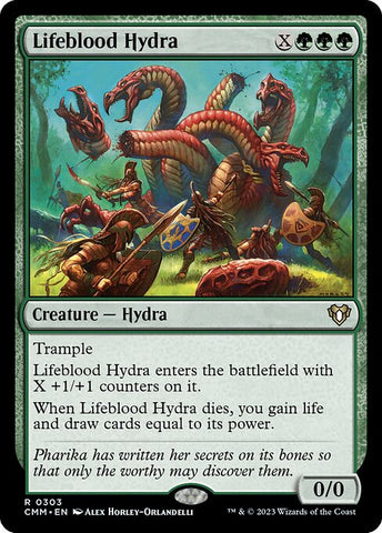 Lifeblood Hydra | Commander Masters | CMM | 303 | R