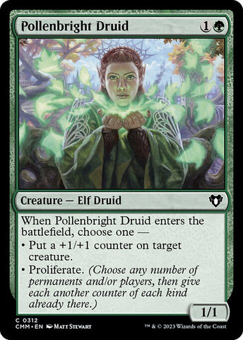 Pollenbright Druid | Commander Masters | CMM | 312 | C