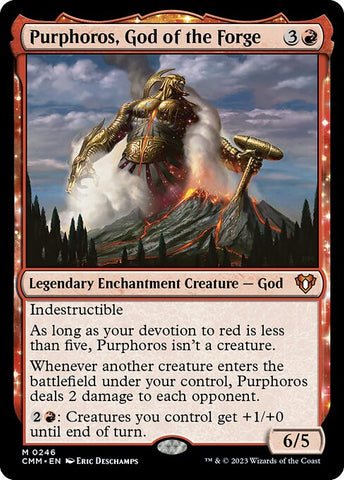 Purphoros, God of the Forge | MTG Commander Masters | CMM