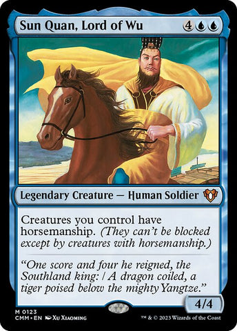 Sun Quan, Lord of Wu | MTG Commander Masters | CMM