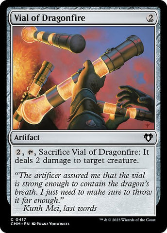 Vial of Dragonfire | Commander Masters | CMM | 417 | C