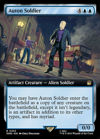 Auton Soldier (V.1) | Universes Beyond: Doctor Who: Extras | XWHO | 353 | R