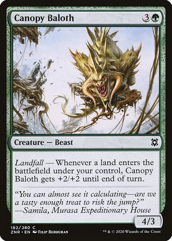 Canopy Baloth | Zendikar Rising | ZNR | 182 | C