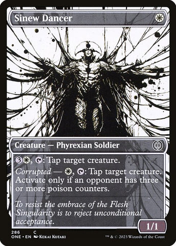 Sinew Dancer (V.1) | Phyrexia: All Will Be One: Extras | XONE | 286 | C