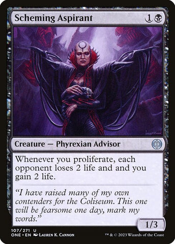 Scheming Aspirant | Phyrexia: All Will Be One | ONE | 107 | U