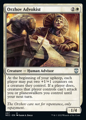 Orzhov Advokist | Commander: Streets of New Capenna | NCC | 207 | U