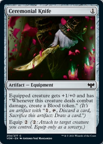 Ceremonial Knife | Innistrad: Crimson Vow | VOW | 254 | C