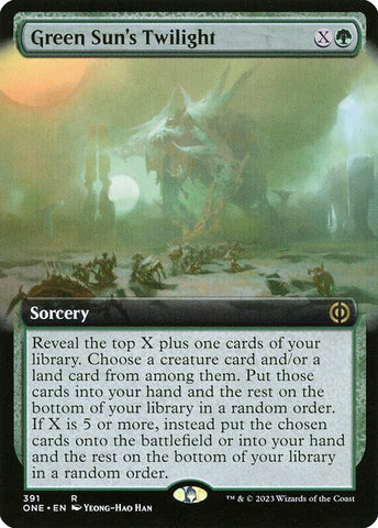 Green Sun's Twilight | Phyrexia: All Will Be One: Extras | XONE | 391 | R