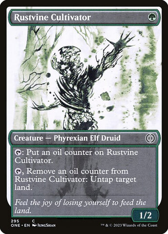 Rustvine Cultivator (V.1) | Phyrexia: All Will Be One: Extras | XONE | 295 | C