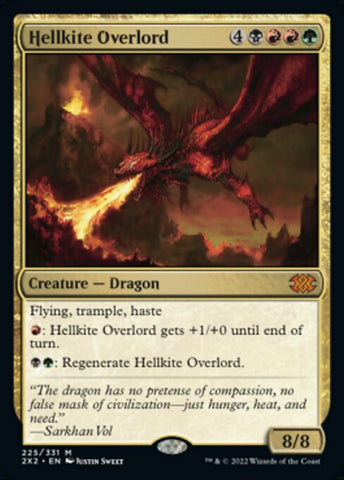 Hellkite Overlord | Double Masters 2022 | 2X2 | 225 | M