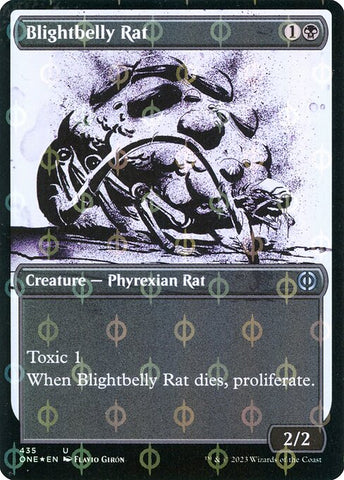 Blightbelly Rat (V.2) | Phyrexia: All Will Be One: Extras | XONE | 435 | U