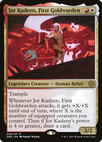 Jor Kadeen, First Goldwarden | Phyrexia: All Will Be One | ONE | 203 | R