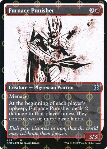 Furnace Punisher (V.2) | Phyrexia: All Will Be One: Extras | XONE | 445 | U